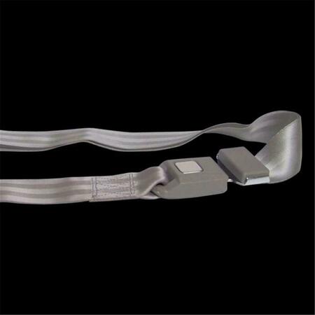 AUTOLOC 2Pt Gray-Grey Lap Belt Standard A73-9361